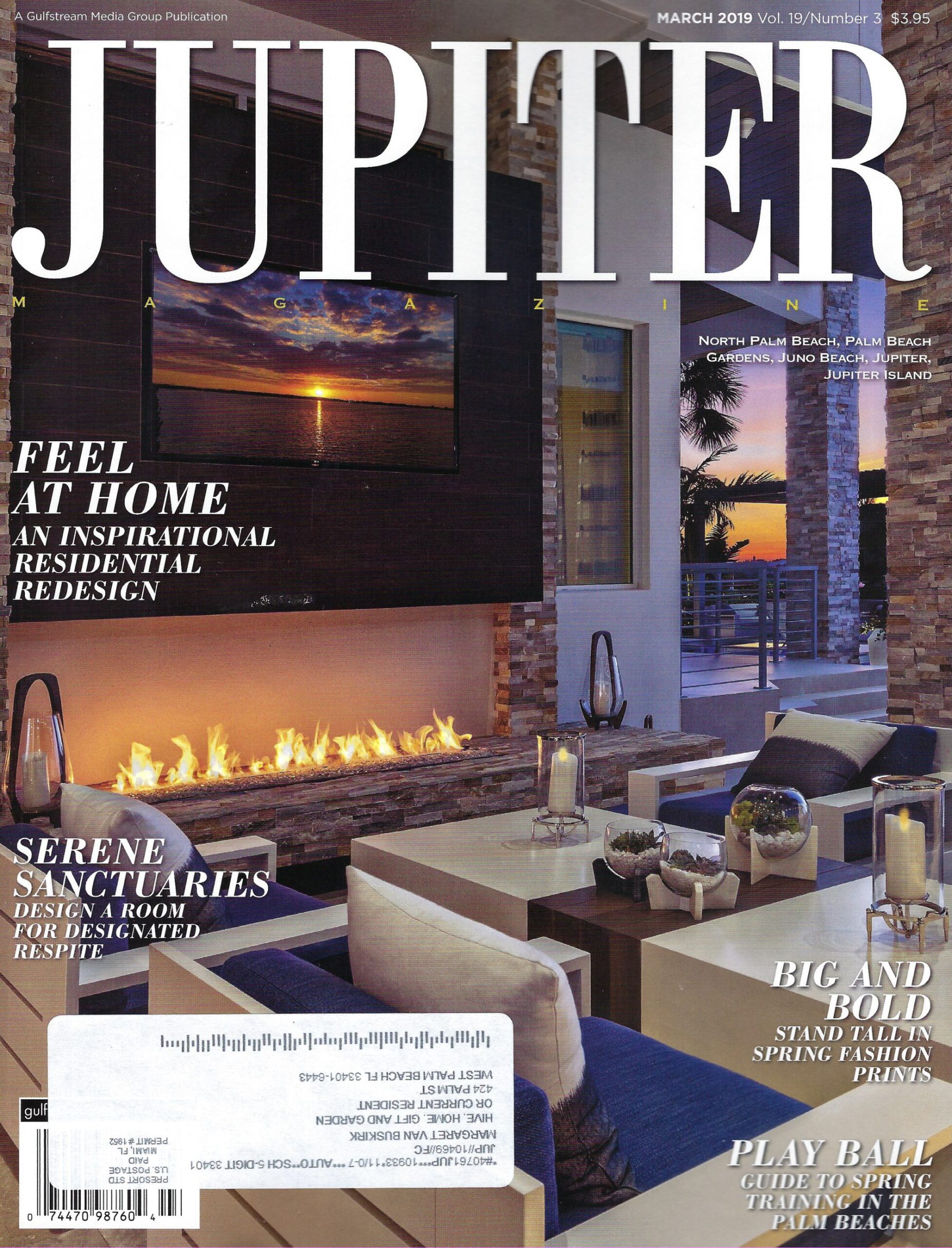 cover of Jupiter Magazine March 2019