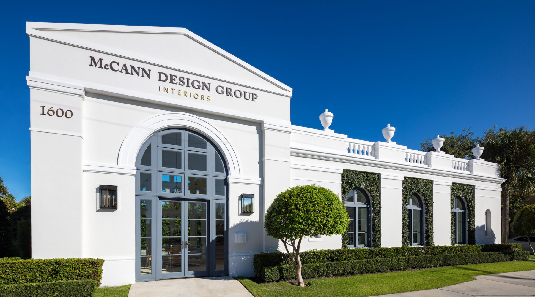 exterior of mccann design group building